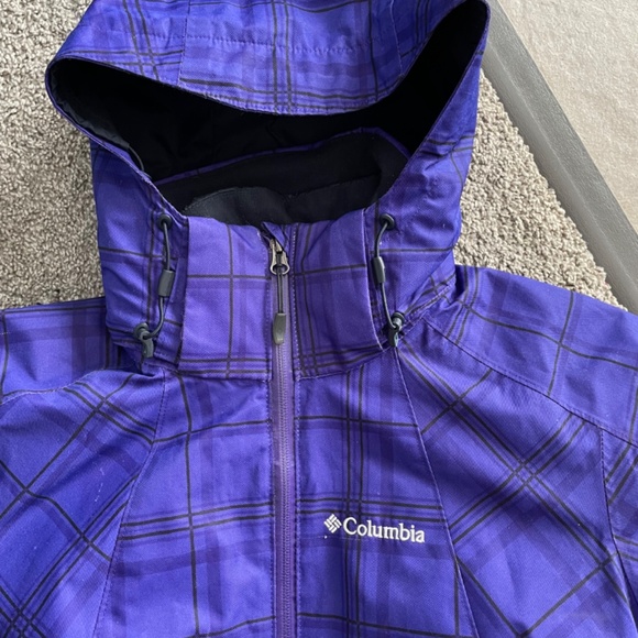 2 in 1 Purple/Navy Blue Winter Jacket Columbia - Picture 6 of 7